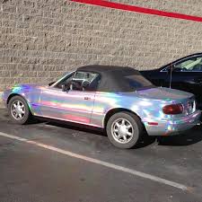 This Car Has A Holographic Paint Job Mildlyinteresting Holographic Paint Holographic Car Holographic
