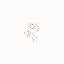 Moon Sun Hand Illustration Minimal Moon Tattoo Made By Minimalmarks Minimal Moon Tattoo Tattoos Line Art Tattoos