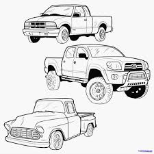 Some free truck coloring pages to print have a simple outline while others are complex pictures with fine detailing. Chevy Truck Coloring Pages Coloring Home