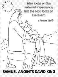 Encontre este pin e muitos outros na pasta coloring: Books Of Samuel Bible Anointing 1 Samuel 16 Coloring Book King David Angle White Mammal Png Pngwing