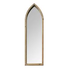 Mossy green and warm gold colors make brown irises look brighter and lighter. Narrow Natural Wood Frame Wall Mirror Kirklands