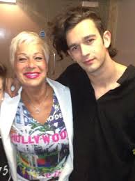 Denise welch and son louis healy (2nd left). What Is Denise Welch Worth