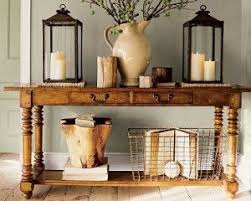 Como Console Table From Pb Love The Basket Under The Table Sofa Table Decor Home Decor Decor