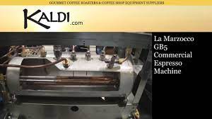 Water softening and filtration system $160. La Marzocco Gb5 Naked Exposed Commercial Espresso Machine Kaldi Com Youtube