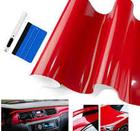 FONESO Super Glossy Car Body Sticker with Cutter and Hand Tool Kit, 60x12  inch Car Vinyl Film Wrap Protector Sticker, 5 FT x 1 FT Self-Adhesive Air  ...