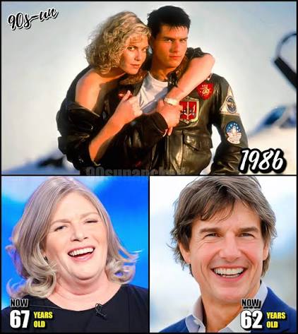 🎬 Tom Cruise and Kelly McGillis on the set of iconic movie 'Top Gun' (1986) and as they look today in 2026. Looking back at Tom Cruise and Kelly McGillis in the