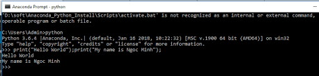 Running Python Scripts By Using Anaconda Prompt By Ngoc Minh Tran Medium