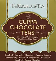 Who said decadent chocolate treats have to be off limits while taking part in a healthy lifestyle? Amazon Com The Republic Of Tea Cuppa Chocolate Tea Assortment 24 Tea Bags Low Calorie Chocolate Dessert Tea Grocery Gourmet Food