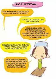 Doa Iftitah Self Reminder Solat Prayer Board