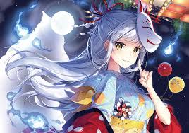 Hd Wallpaper Anime Girl Mask Wallpaper Flare