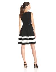 Robot Check Fit And Flare Dress Dresses For Work Wear To Work Dress