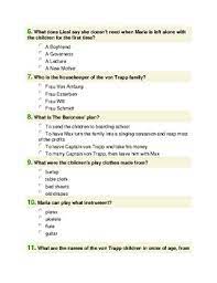 This is the first part be sure to play part 2. The Sound Of Music Movie Quiz By Mickey Stone Teachers Pay Teachers
