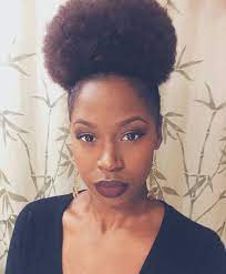 Easy Huge Afro Puff Hair Puff Natural Hair Styles Afro Puff Hairstyles