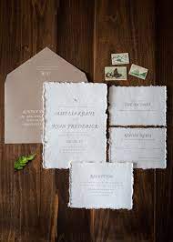 A Romantic Wedding Invitation By Penn Paperie Printed On Handmade C Wedding Invitations Romantic Handmade Wedding Invitations Wedding Invitation Inspiration