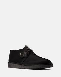 Desert Trek (M) Black Suede – Clarks