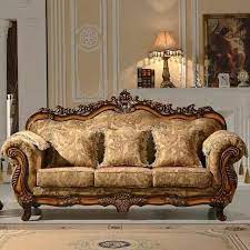 Factory Directly Modern Fashionalbe European Fabric Villa Sofa Furniture 904 Sofa Furniture Wooden Sofa Set Designs Wooden Sofa Set