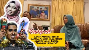 Luka kerna dusta yang kau berikan cinta yang dah tak lagi seindah kisah kita luka kerna dusta yang k. Dayana Amerda Bekas Kekasih Naim Danial Claim Lagu Sumpah Youtube