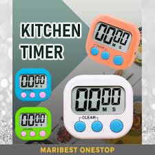 Digital timer led kitchen sports classroom. Kitchen Timer Electronic Magnetic Digital Cooking Timer Stopwatch Countdown Loud Alarm With Stand Baking Clock Shopee Malaysia