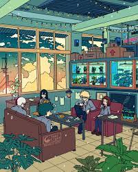 U A Club Room By Seerlight On Deviantart Anime Aesthetic Anime Kawaii Art