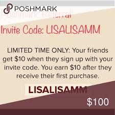 All poshmark users have a special invite code that. Poshmark Referral Code Lisalisamm Referrals Sell Your Stuff Coding