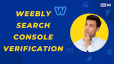 Weebly Search Console Verification - How to do it?