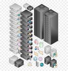 As you guys have noticed, i use visio a lot…a lot. 3d Data Center Visio Stencils Hd Png Download Vhv