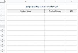 For stock charts, the data needs to be in a specific order. How To Track And Count Inventory Free Templates