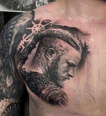 Both sides of the head and back piece temporary tattoos like in the image. Ash Lewis On Instagram Don T Waste Your Time Looking Back You Re Not Going That Way Ragnar Lothbr Ragnar Lothbrok Tattoo Nordic Tattoo Ragnar Lothbrok