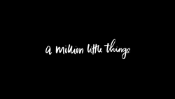 Enjoy to watch the little things online free full 4k movie in hd quality. A Million Little Things Wikipedia