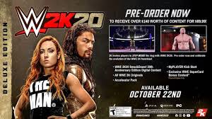 Wwe 2k20 is a professional wrestling video game developed by visual concepts and published by 2k sports. Complete Wwe 2k20 Preorder Guide For Ps4 Xbox One And Pc Ign