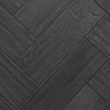 Karndean Art Select Wood Plank Black Oak Parquet 9 X 3 Vinyl In 2020 With Images Black Vinyl Flooring Vinyl Wood Flooring Herringbone Wood Floor