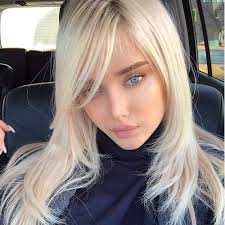 Finally, aftercare, including nourishing treatments and toning, is also essential. Amazon Com Queentas Platinum Blonde Wig For Women With Side Bangs Layered Long Straight Free Part None Lace Synthetic Hair Platinum Blonde Beauty