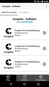 Die optionen werden getrennt voneinander behandelt und jeweils einzeln bei fälligkeit ausgelöst. Congstar Prepaid Guthaben Aufladen For Android Apk Download