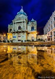 Theatre Square Szinhaz Ter In The Town Of Pecs Hungary After The Rain Schone Orte Orte