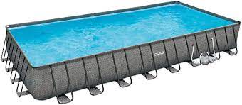 This staking service is provided by stakefish. Amazon Com Summer Waves P43216521 32ft X 16ft X 52in Outdoor Rectangular Frame Above Ground Swimming Pool Set W Sand Filter Pump Cover Ladder Ground Cloth Garden Outdoor