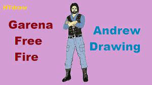 Glow draw fx (doodle fire! How To Draw Andrew From Garena Free Fire