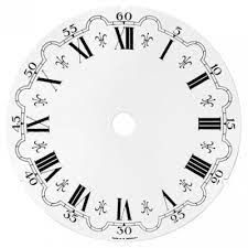 Zur anzeige der uhrzeit ist das zifferblatt in gleichmäßige abschnitte unterteilt. Zifferblatt O 110 Mm Weiss Romisch Alu St 0 4 Ml Bei Selva Online