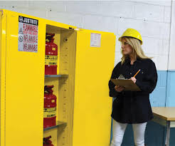 Steel construction helps provide security and durability. Safety Experts Tips And Best Practices For Using Flammable Safety Cabinets Justrite