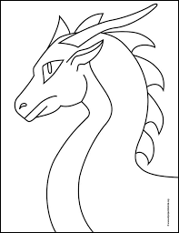 See more ideas about easy dragon drawings, dragon sketch, drawings. How To Draw A Dragon Head Art Projects For Kids
