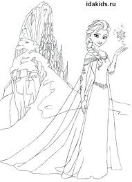 230,906 anna, elsa, olaf & kristoff from disney frozen 1 printed: Coloring Pages Elsa And Anna Frozen Print A4 Size For Free