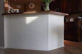 Beadboard on kitchen cabinets, 25 beadboard kitchen backsplashes to add a cozy touch digsdigs. From Mediocre To Marvelous A Beadboard Bar Beadboard Kitchen Kitchen Island Makeover Diy Kitchen Island