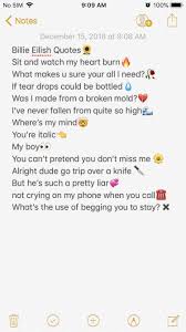 Instagram Bio Template Copy And Paste Billie Eilish Quotes Instagram Quotes Captions Instagram Caption Lyrics Instagram Bio Quotes