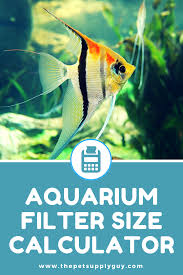 Aquarium Filter Size Calculator The Pet Supply Guy Aquarium Filter Aquarium Fish Care