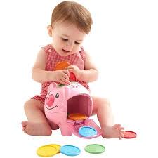Fisher Price Laugh Learn Count And Learn Piggy Bank Walmart Com Toys By Age Fisher Price Baby Toys Baby Toys