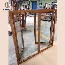 Casement windows are hinged at the side and open outward like a door. China American Standard Alu Clad Oak Wood French Push Out Casement Window With Built In Blinds China Double Opening Casement Windows Double Pane Casement Windows