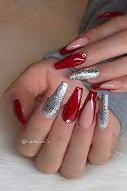 Acrylic nails are applied using a powder polymer and a liquid monomer. 43 Best Red Acrylic Nail Designs Of 2020 Stayglam