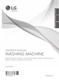 Sure the drum is still present after a few items have built in the drum of the washer. Lg Wm3488hw Owner S Manual Manualzz