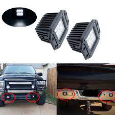 Mictuning pair 18w led light bar flush mount flood work fog driving lamp offroad (123353619634). Flush Mount Backup Reverse Front Rear Bumper Led Lights Cube Pods Fog Lamp For Offroad Lada Niva Uaz Toyota Audi Led Work Lights Light Bar Work Light Aliexpress