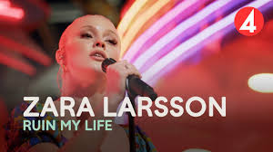 Zara larsson performs ruin my life at mtv spring break 2019. Zara Larsson Ruin My Life 4k Late Night Concert Tv4 Youtube