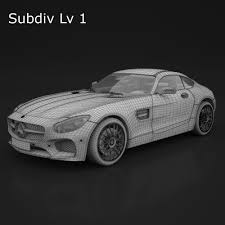 3d Model Mercedes Amg Gts 2016 Fbx Obj Max 3d Modelirovanie Modelirovanie Motocikl